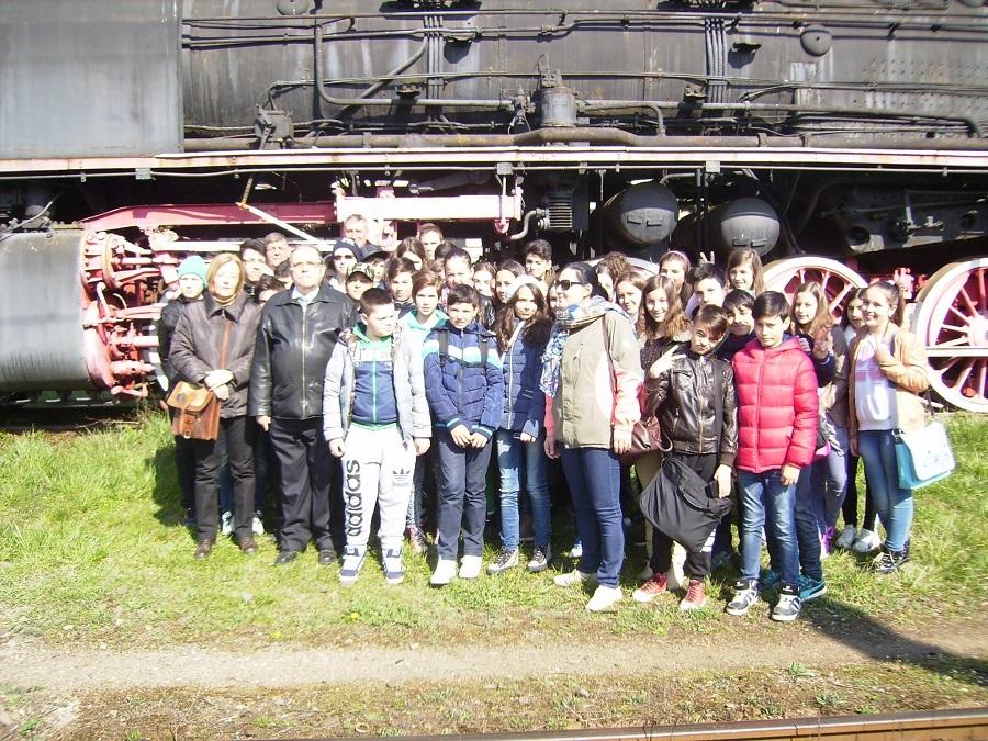 Muzeul de Locomotive vizita elevi scoala