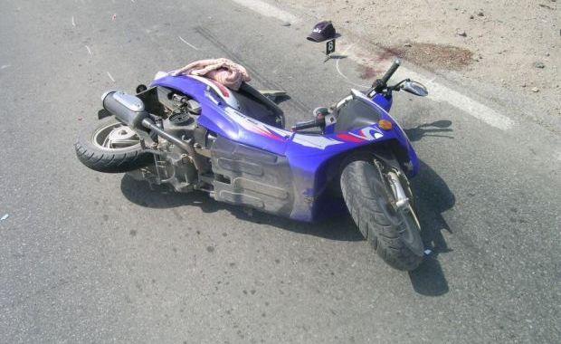 accident scuter moped