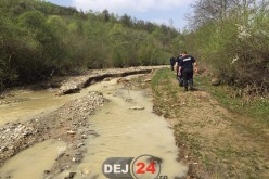 Marius Mînzat, președintele Consiliului Județean Cluj, prezent ieri la Dej pentru a evalua pagubele produse de inundații – FOTO