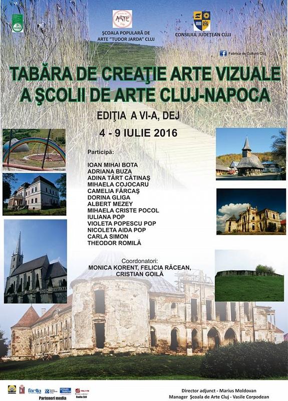 Tabara creatie arte vizuale Tudor Jarda Cluj la Dej