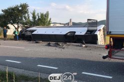 COD ROȘU de intervenție – ACCIDENT cu OPT VICTIME lângă Câțcău! Autocar RĂSTURNAT | Elicopterul SMURD, solicitat – FOTO/VIDEO