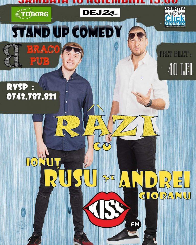 STAND-UP în Dej | "RÂZI cu Ionuț Rusu și Andrei Ciobanu ...